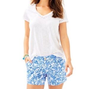 NWT Lilly Pulitzer On a Roll Callahan Shorts  size 12 blue lobster crab